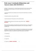 Peds exam 3 &lpar;testbank&rpar; 84Questions and Answers latest 2025 RATED A&plus;