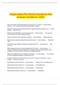  Kappa Alpha Psi History Questions And Answers Graded A&plus; 2024&period;