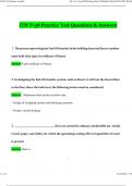 COF P-98 Practice test Questions and Verified Answers &lpar;2024 &sol; 2025&rpar; 100&percnt; Guarantee Pass