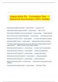 Kappa Alpha Psi - Cumulative Test &ndash; 1 Questions And Answers 100&percnt; Verified&period;