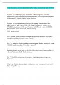 NUR 654 FINAL EXAM 2024&sol;2025 WITH 100&percnt; ACCURATE SOLUTIONS