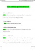 CWEL and CANS Questions and Verified Answers &lpar;2024 &sol; 2025&rpar; 100&percnt; Guarantee Pass