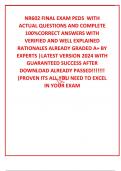 NR602 FINAL EXAM PEDS  WITH   ACTUAL QUESTIONS AND COMPLETE 100&percnt;CORRECT ANSWERS WITH VERIFIED AND WELL EXPLAINED RATIONALES ALREADY GRADED A&plus; BY EXPERTS &vert;LATEST VERSION 2024 WITH GUARANTEED SUCCESS AFTER DOWNLOAD ALREADY PASSED&excl;&excl;&excl;&excl;&excl;&excl;&excl; &lpar;PROVEN ITS ALL YOU 