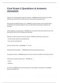 Cost Exam 2 Questions & Answers 2024&sol;2025