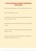 Careers In Business Chapter 15 Questions  And Answers