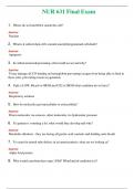 NUR 631 &lpar; LATEST 2024 &sol; 2025 &rpar; FINAL EXAM &vert; &lpar;ACTUAL EXAM &rpar; QUESTIONS AND ANSWERS &lpar;SOLVED&rpar;