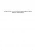 NRNP6635 &sol; NRNP 6635 Final EXAM 2 Psychopathology and Diagnostic Reasoning &vert; Walden University