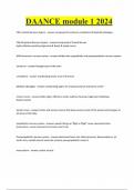 DAANCE module 1 2024