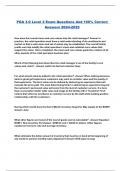 PGA 3&period;0 Level 2 Exam Questions And 100&percnt; Correct Answers 2024-2025