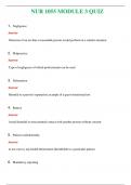 NUR 1055 &lpar; LATEST 2024 &sol; 2025 &rpar; MODULE 3 QUIZ &vert; A&plus; RATED GUIDE &vert; QUESTIONS AND ANSWERS &lpar;SOLVED&rpar;