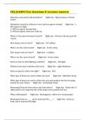 COA JCAHPO Test&colon; Questions & Accurate Answers 