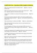 JCAHPO OSC Test &ndash; Questions With Complete Solutions 