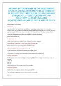 AWHONN INTERMEDIATE FETAL MONITORING  FINAL EXAM 2024-2025 WITH ACTUAL CORRECT  QUESTIONS AND VERIFIED DETAILED ANSWERS  &vert;FREQUENTLY TESTED QUESTIONS AND  SOLUTIONS &vert;ALREADY GRADED  A&plus;&vert;NEWEST&vert;GUARANTEED PASS &vert;LATEST UPDATE
