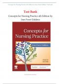Test Bank for Concepts for Nursing Practice 4th Edition by Jean Foret Giddens &sol; BEST EDITION