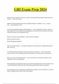 GRI Exam Prep 2024