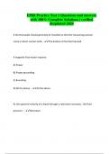 EPRI Practice Test 1 Questions and answers with 100&percnt; Complete Solutions &vert; verified &updated 2024