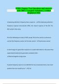 EPRI Chapter Test Questions and answers with 100&percnt; Complete Solutions &vert; verified &updated 2024