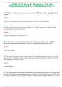 NUR 1172 &lpar; LATEST 2024 &sol; 2025 &rpar; PREP U MODULE 1&comma; CH&period; 40 MUSCULOSKELETAL CARE MODALITIES&comma; CH&period; 41 &vert; GRADED A&plus; QUESTIONS & ANSWERS