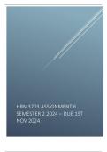 HRM3703 EXAM PACK ASSIGNMENT 6 SEMESTER 2 2024  &ndash; DUE 1ST NOV 2024