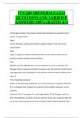 ITN 200 MIDTERM EXAM QUESTIONS AND VERIFIED ANSWERS 100&percnt; &lpar;RATED A&plus;&rpar;