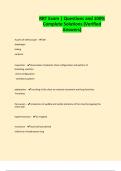 RRT Exam &vert; Questions and 100&percnt; Complete Solutions &lpar;Verified Answers&rpar;