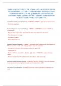 NURS 5338 UNIVERSITY OF TEXAS AND ARLINGTON EXAM  YEAR 2024&sol;2025 &sol; ACCURATE CURRENTLY TESTING EXAM  VERSIONS WITH ACTUAL QUESTIONS AND DETAILED  ANSWERS WITH A STUDY GUIDE &sol; EXPERT VERIFIED FOR  GURANTEED PASS&sol; LATEST UPDATE&period;
