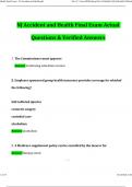 NJ Accident and Health Final Exam 2024 Questions and Verified Answers &lpar;2024 &sol; 2025&rpar; 100&percnt; Guarantee Pass