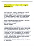 ARM 54 Chapter 2 Exam with complete solutions 2024