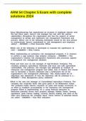ARM 54 Chapter 5 Exam with complete solutions 2024&period;