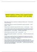 SMARTSHEET PRACTICE QUESTIONS AND ANSWERS LATEST TOP SCORE&period;
