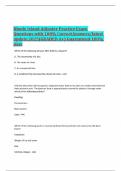 Rhode Island Adjuster Practice Exam Questions with 100&percnt; CorrectAnswers&sol;latest update 2025&lpar;GRADED A&plus;&rpar; Guaranteed 100&percnt; pass