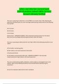 Safety and Infection Control Exam 2024&vert;Questions Solved 100&percnt; Correct&vert; Answers Already Verified