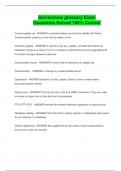 Servicenow glossary Exam Questions Solved 100&percnt; Correct