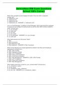 ServiceNow IRM Exam Questions Solved 100&percnt; Correct