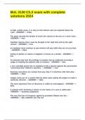 BUL 3130 Ch&period;2 exam with complete solutions 2024