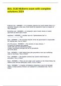 BUL 3130 Midterm exam with complete solutions 2024&period;