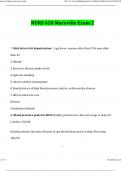 NURS 620 Maryville Exam 2 Questions and Verified Answers &lpar;2024 &sol; 2025&rpar; 100&percnt; Guarantee Pass