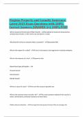 Virginia Property and Casualty Insurance Latest 2025 Exam Questions with 100&percnt; Correct Answers &lpar;GRADED A&plus;&rpar; 100&percnt; PASS