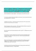West Virginia Adjuster Completed Study Guide Latest 2025 Exam with Questions and 100&percnt; Correct Answers &lpar;GRADED A&plus;&rpar; 100&percnt; PASS