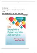 TEST BANK For Bates' Nursing Guide to Physical Examination and History Taking&comma;&lbrace; 3rd Edition&rcub; By Beth Hogan-Quigley &vert; All Chapters Included &vert; Elaborated Answers &vert; Latest 2024