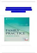 Test Bank - Family Practice Guidelines 6th Edition by Jill C&period; Cash&semi; Cheryl A&period; Glass&semi; &lrm;Jenny Mullen