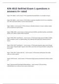 KIN 4513 Seifried Exam 1 questions n answers A&plus; rated