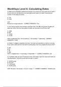 WorkKeys Level 6- Calculating Rates