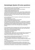 Hematologic System 39 nclex questions