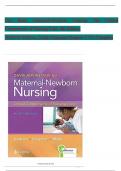 Davis Advantage for Maternal-Newborn Nursing&colon; The Critical Components of Nursing Care&comma; 4th Edition TEST BANK by Roberta Durham&comma; Linda Chapman&comma; Verified Chapters 1 - 19&comma; Complete Newest Version