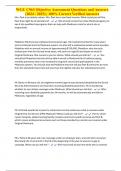 WGU C963 Objective Assessment Questions and Answers &lpar;2024 &sol; 2025&rpar; &vert; 100&percnt; Correct Verified Answers