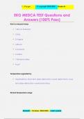 EKG MEDCA TEST Questions and  Answers &lpar;100&percnt; Pass