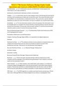 WGU C706 Secure Software Design Study Guide Questions and Answers &lpar;2024&sol;2025&rpar; &lpar;Verified Answers&rpar;