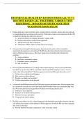 HESI MENTAL HEALTH RN RANDOM FROM ALL V1-V3 2018 TEST BANKS &lpar;ALL TOGETHER- VARIOUS TEST QUESTIONS &ndash; 38 PAGES OF STUDY NOTE TEST QUESTIONS FROM EXAM&rpar;