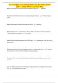 CNA Chapter 4 Exam Questions and Revised Answers &lpar;2024 &sol; 2025&rpar; 100&percnt; Guarantee Pass